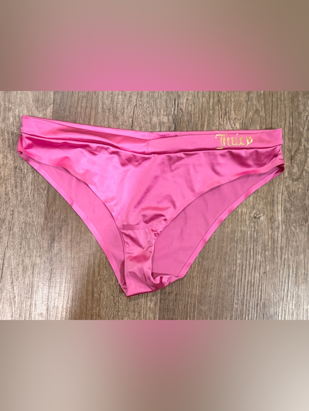Juicy Couture Hot Pink Logo Panty Briefs